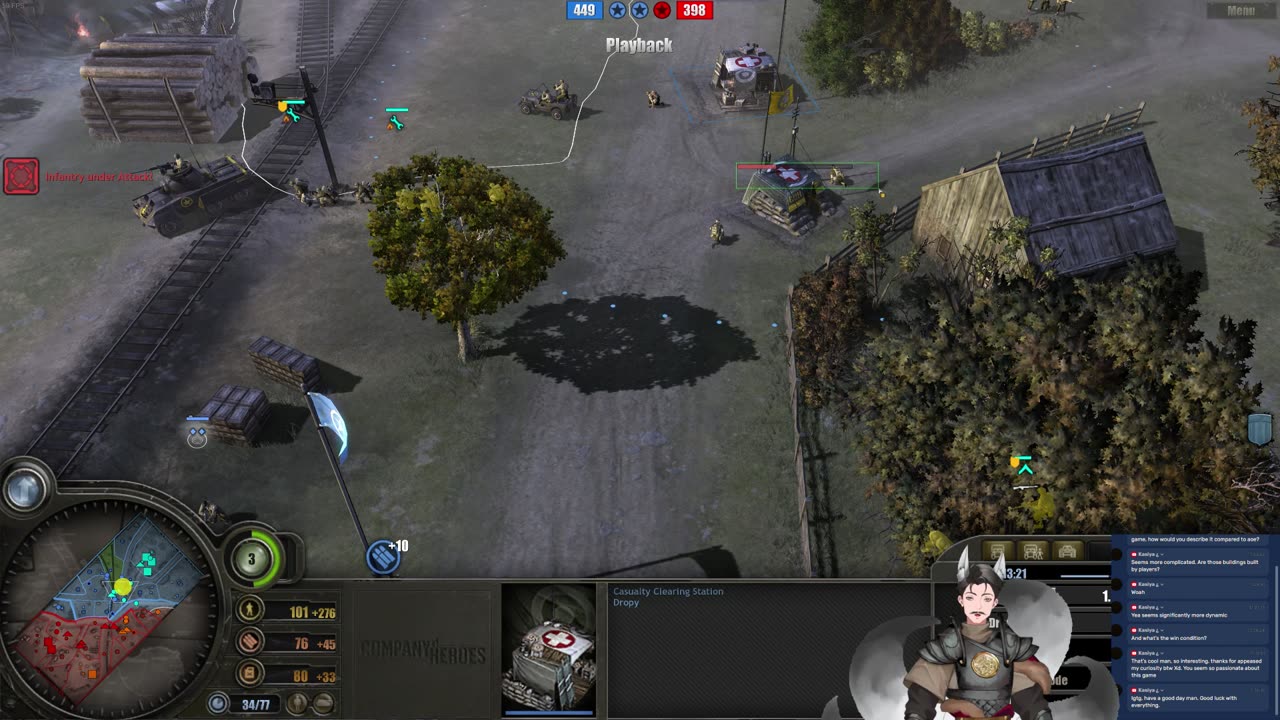 Live Casting Replays || Company of Heroes 1