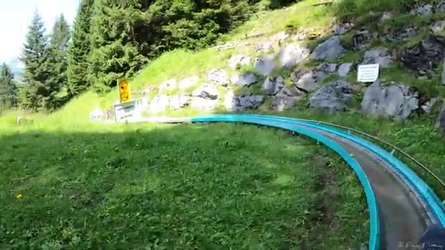 Mountain Coaster Oeschinensee Kandersteg Switzerland 4K 60p 🇨🇭