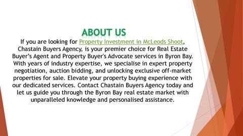 If you are looking for Property Investment in McLeods Shoot