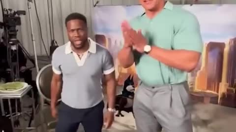 Kevin Hart & The Rock Try The Tortilla Slap Challenge