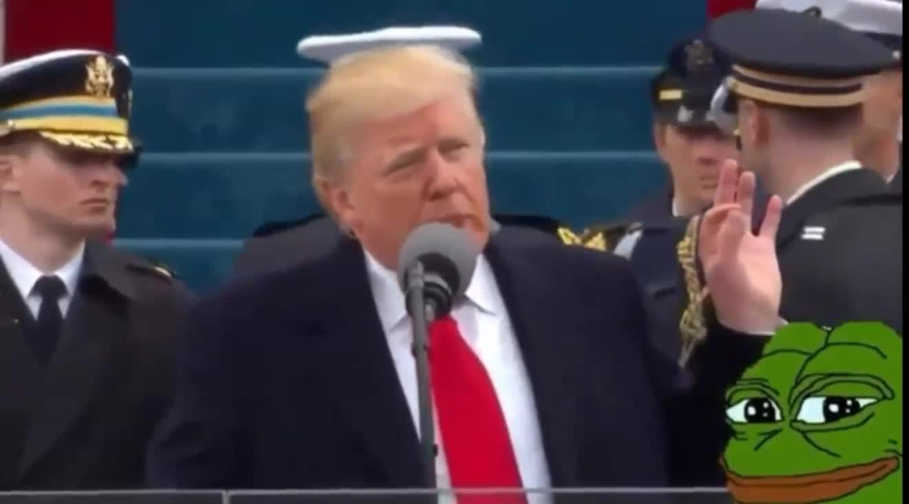 The ONLY time in the HISTORY of the USA, Inauguration, January 20, 2017 (without 'explainer')