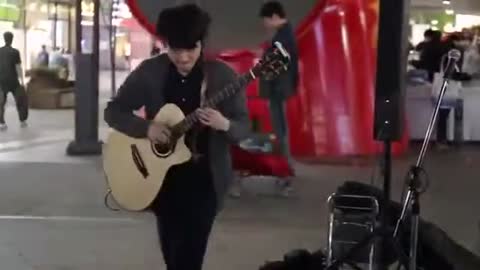 JHKTV] 신촌거리공연 (busking) 핑거기타리스트 김형준 특집 4