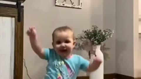 Dancing cute baby👶