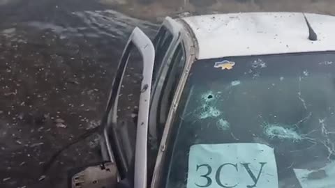 Ukrainian vehicles destroyed in Bakhmut (Artyomovsk)
