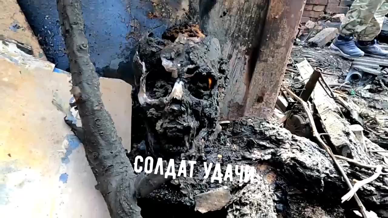 WARNING 18+ Results of Russian TOS flamethrower in Bakhmut