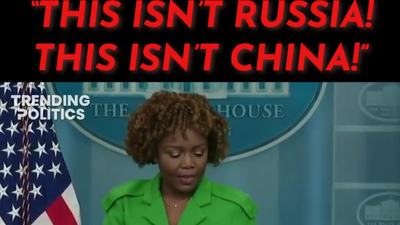 White House Press Twerp KJP Blasted By Foreign Reporter: This Isn't China... Or Russia!