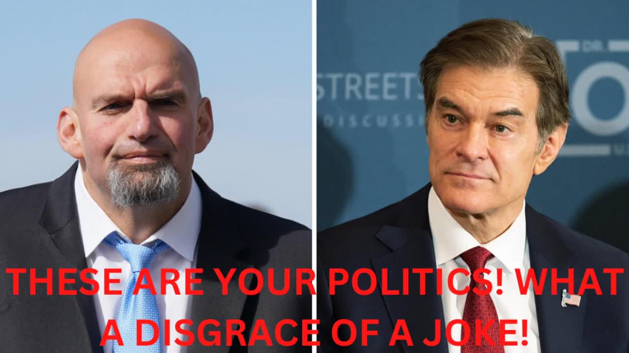 FETTERMAN VS OZ DEBATE WAS A COMPLETE AND UTTER JOKE! THIS IS WHAT THEY WANT FOR YOUR COUNTRY...