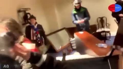 Antifa following instructions inside the Capitol