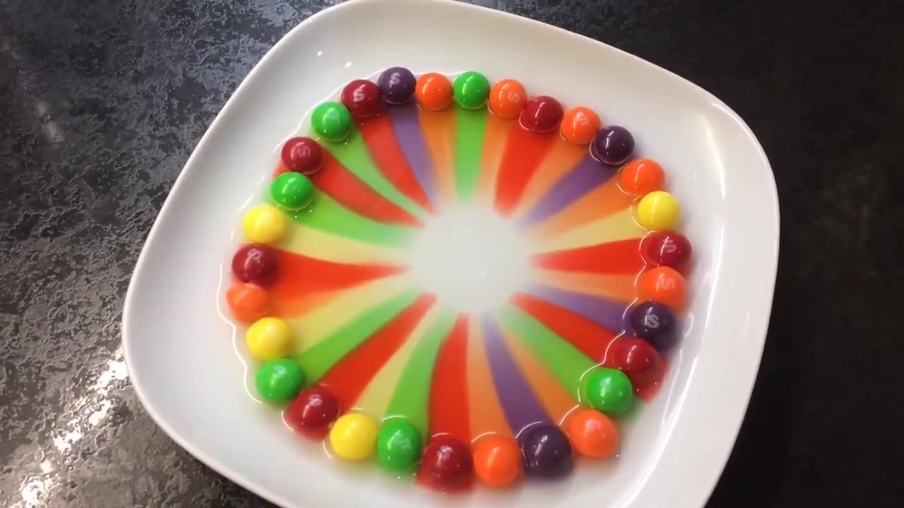 Skittles vs Hot Water