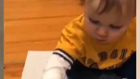 Cute and adorable babies first speech🤗😍