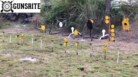 Tiros com várias armas