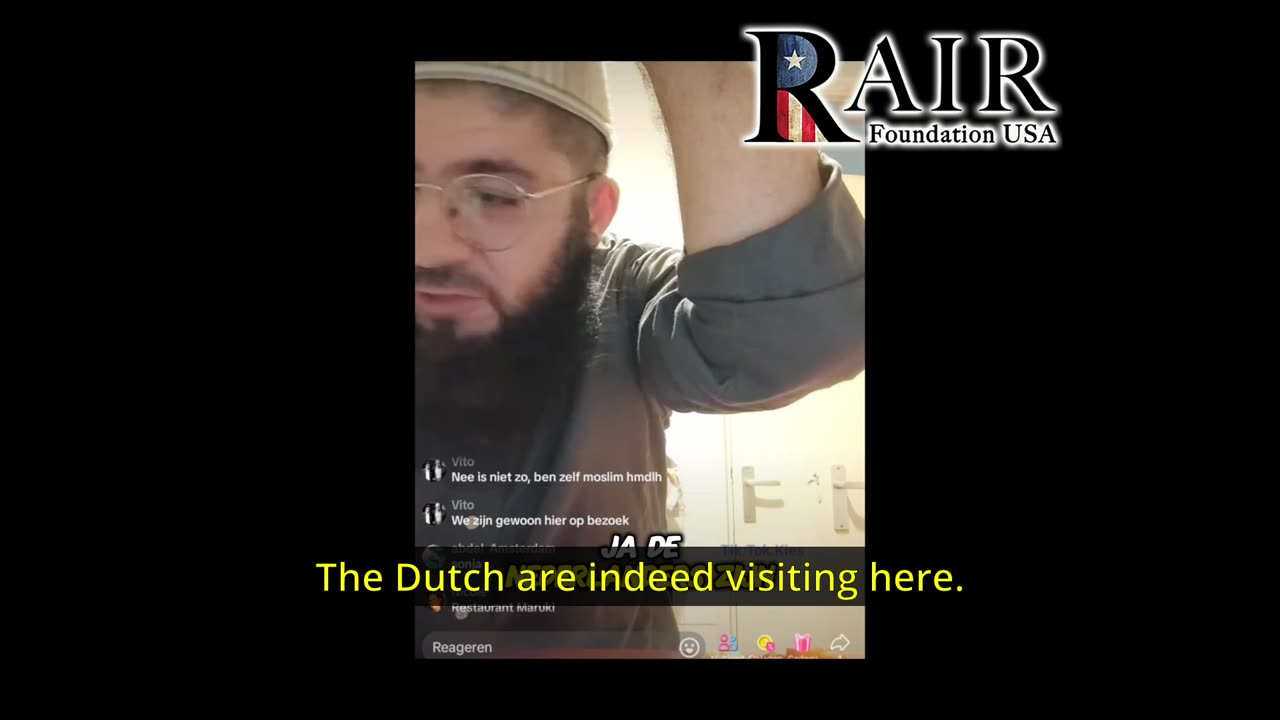 Imam: 'In the Netherlands, Muslims Are in Charge- If You Don't Like It, Just Leave' (Video)