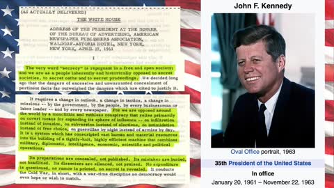 JFK’s Warnings on the Deep State