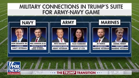 VIP entourage join Trump at Army-Navy game as fans roar approval