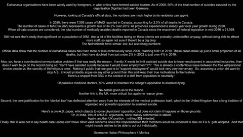 Are temporary economic impacts a relevant political factor that prevents assisted suicide rights