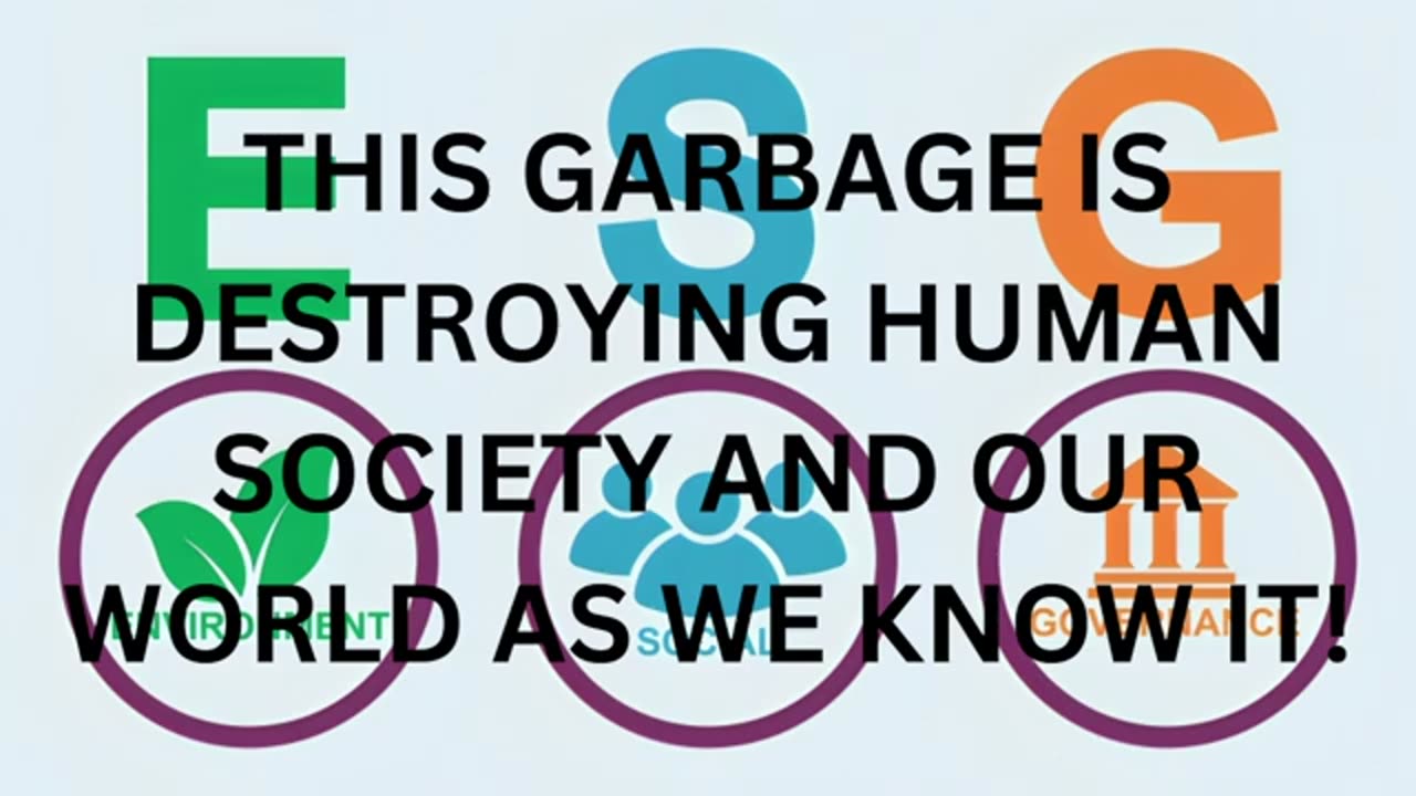 WHAT IS ESG SCORE AND WHY IT IS IMPORTANT! HOW IT'S BEING USED TO AFFECT AND CONTROL THE WORLD!