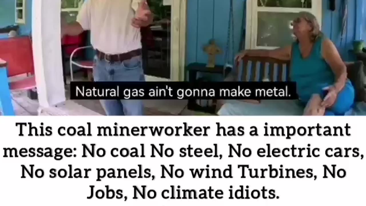 No coal, No steel, No electric cars, No solar panels, No wind Turbines, No,Jobs,No food