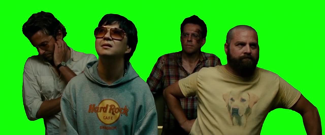 The Hangover II - Mr. Chow's Song (Time In A Bottle) - Green Screen