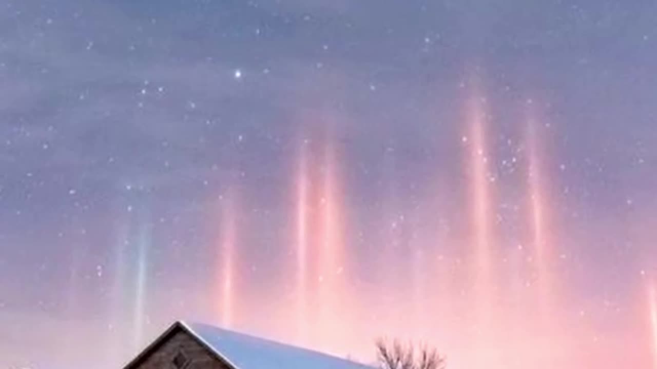 Light Pillars phenomenom