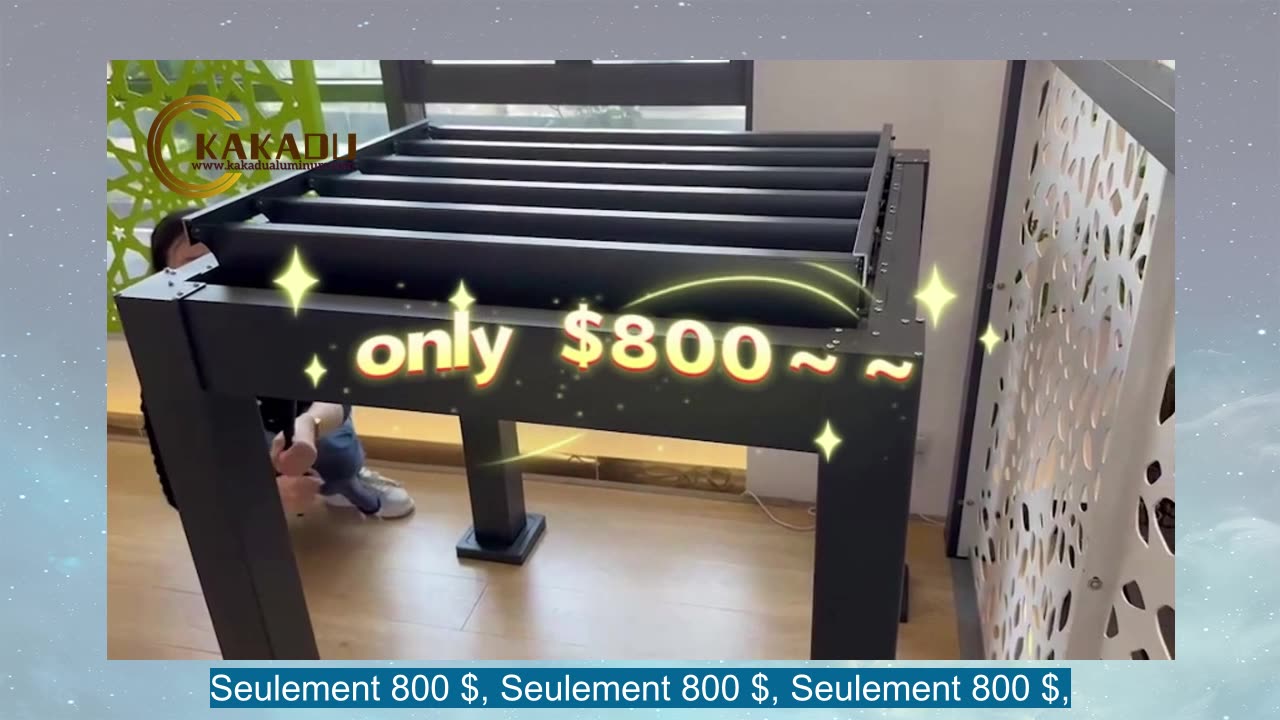 Best Mini manual louver pergola Factory Price -