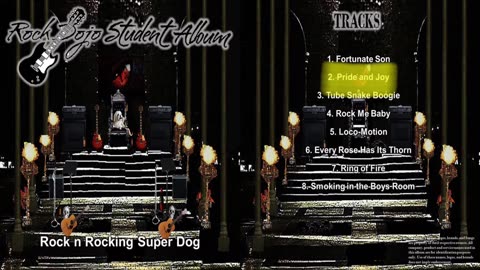 RockDojoStudentAlbum#5 “RockNRockingSuperDog”: Pride and Joy (SRV cover) Track 2