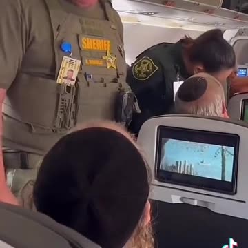 JUST IN: Jewish man REMOVED from commercial flight by Deputies...