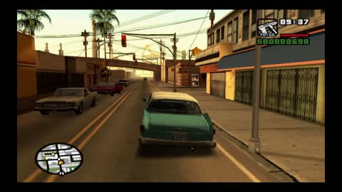 gta san andreas walkthrough mission 6, nines and AKs