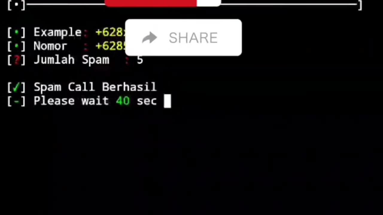 SPAM CALL USING TERMUX APP