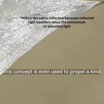 You can push things with light.