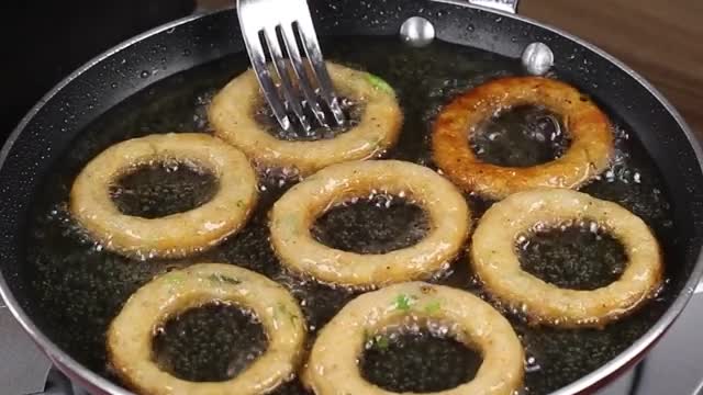 Potato rings! The recipe that enchanted everyone!