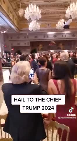 Missed this the other day | Hail To The Chief (TRUMP)