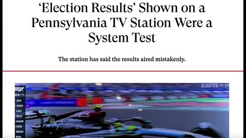 ABC MISTAKENLY AIRS RESULTS THE STAGE IS SET WE ARE IN THE FINAL LAP, DONT TAKE THE BAIT