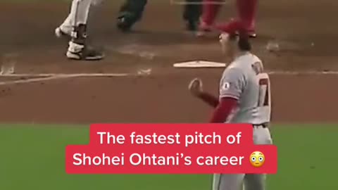😋just threw the fastest pitch of his career 😎