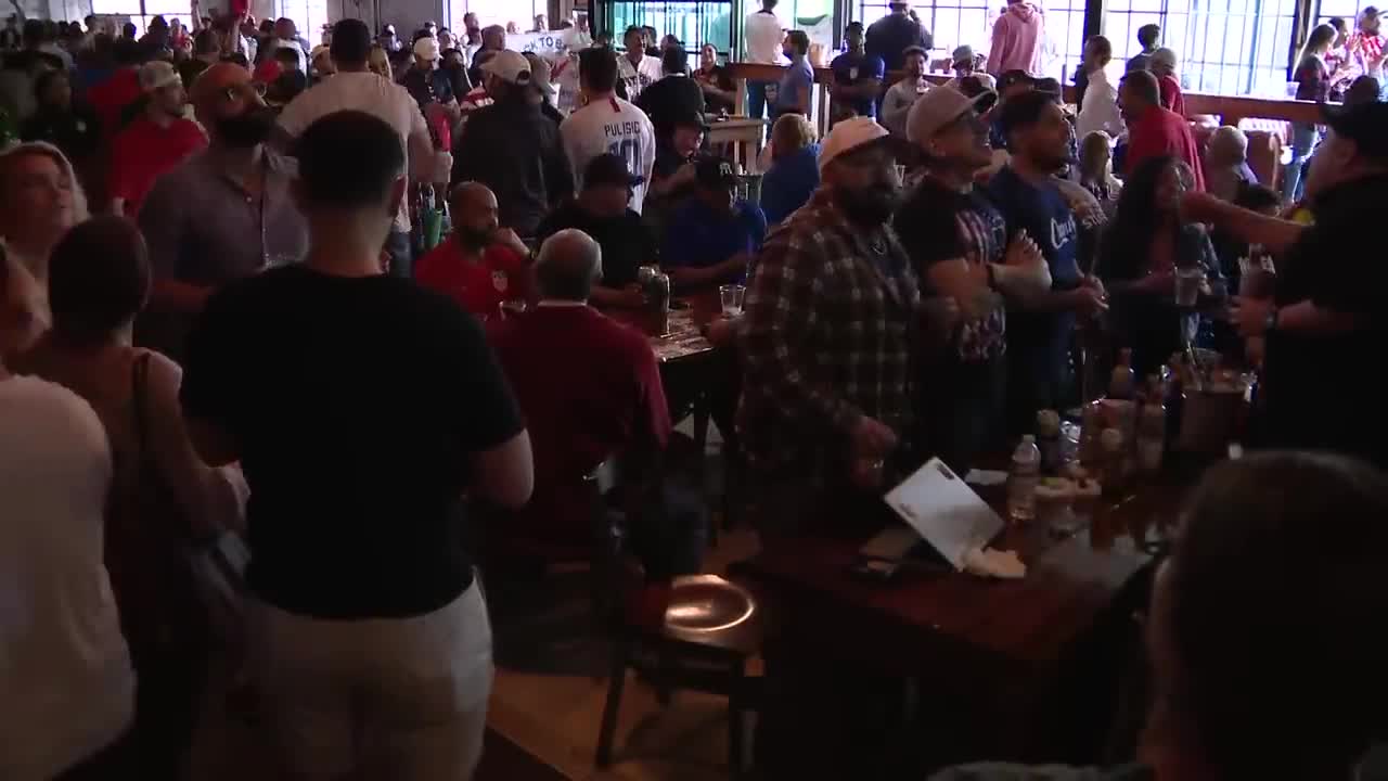 USA vs Iran World Cup Watch Party: Fans celebrate USMNT's first goal