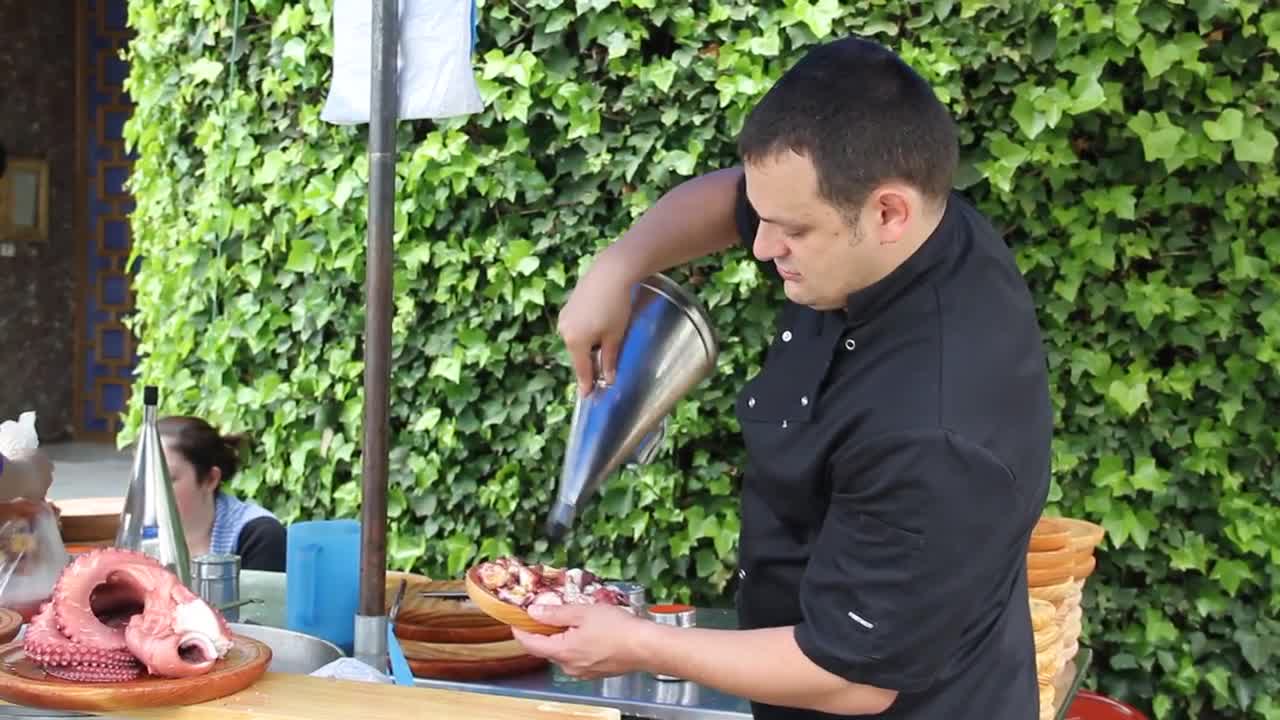 Pulpo a Feira (Octopus) - Galicia, Spain