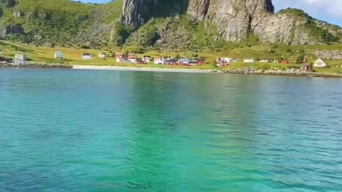 Tropical paradise in Norway. -