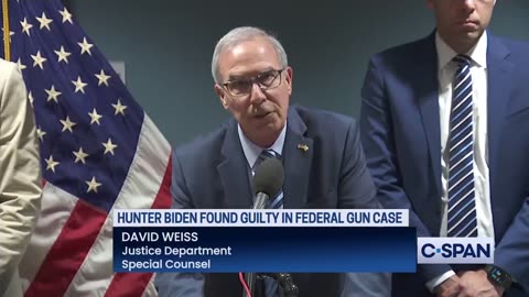 Special Counsel David Weiss on Hunter Biden Guilty Verdict