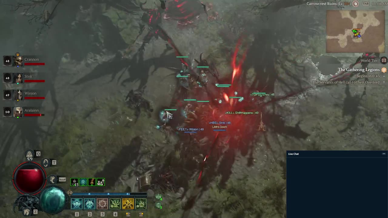 D4 - Diablo4 - S1 Necromancer - Day 2 Into the Torment!