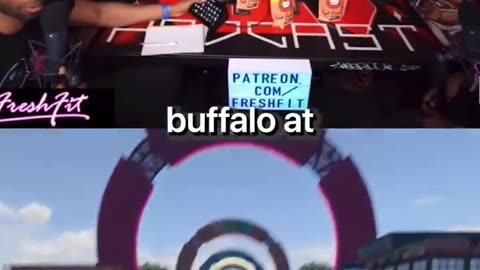 they said like a buffalo at the zoo fresh and fit