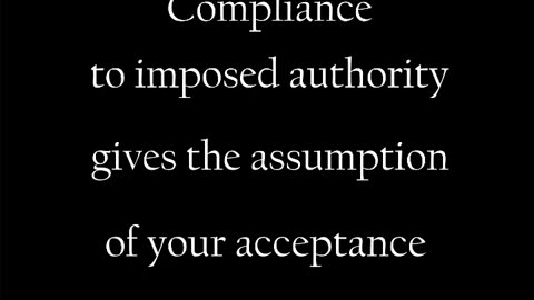 Why You Should NEVER Comply With Tyranny