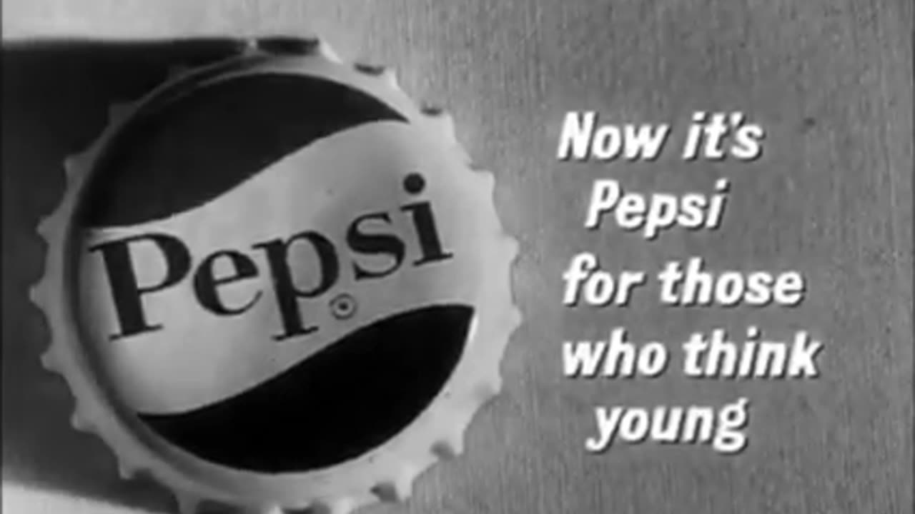 Circa 1960 - Pepsi is "For Those Who Think Young"/Clowns