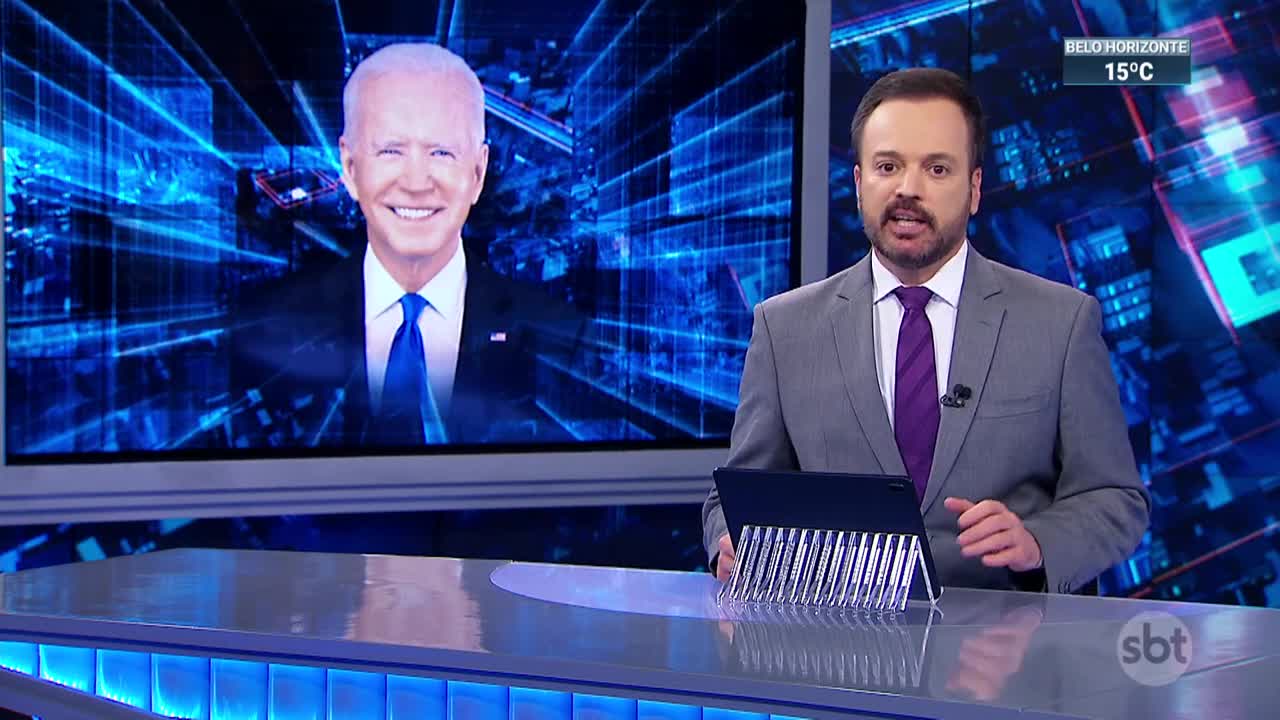 Biden afirma que democracia dos Estados Unidos está sob risco | SBT Brasil (03/11/22)