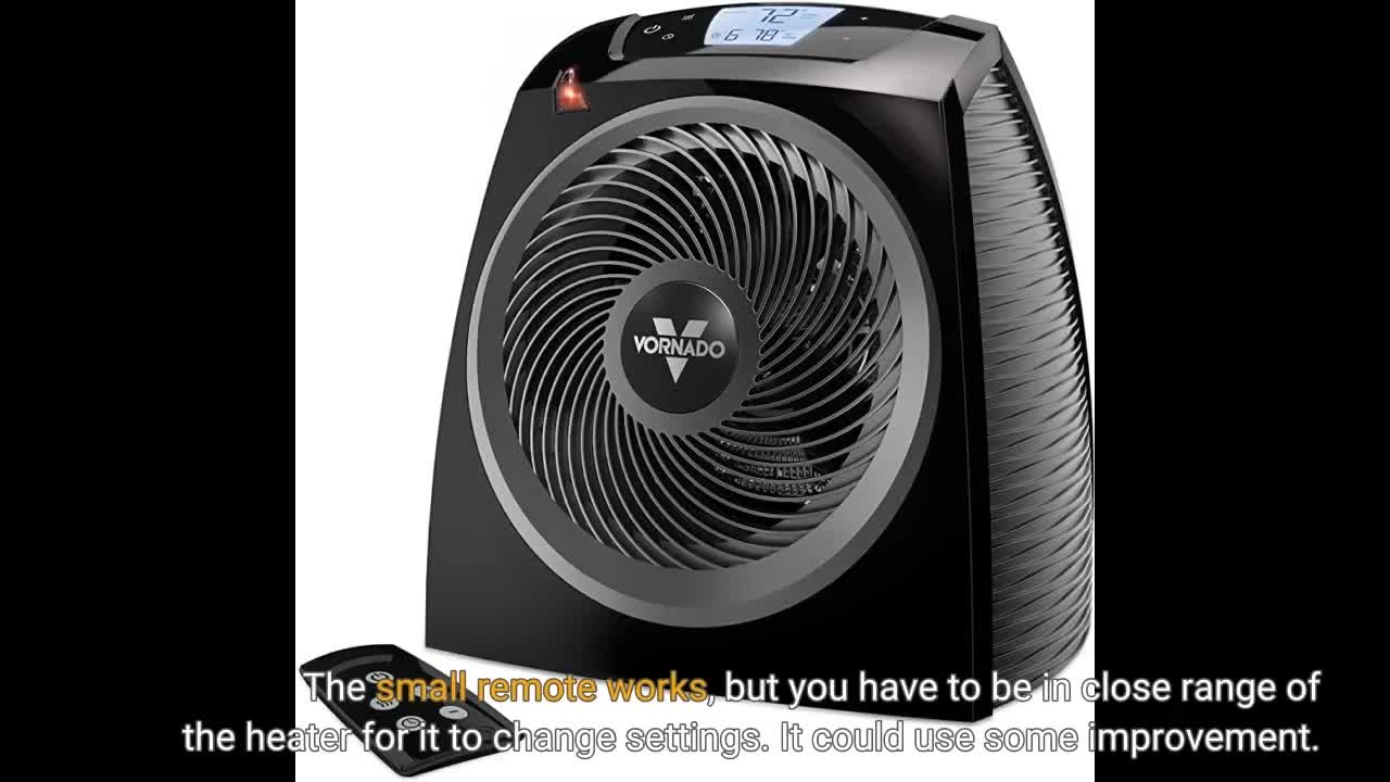 Vornado TAVH10 Electric Space Heater with Adjustable Thermostat-Overview