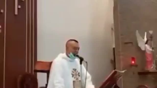 Priest "dies suddenly" during live stream after getting vaccinated..