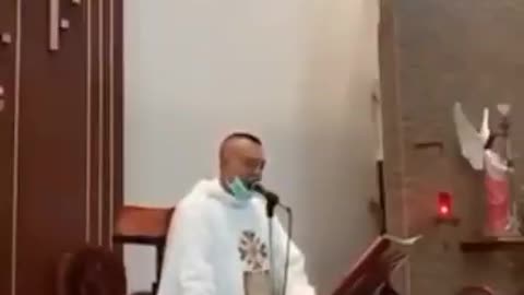 Priest "dies suddenly" during live stream after getting vaccinated..