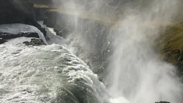 Water Fall In Iceland