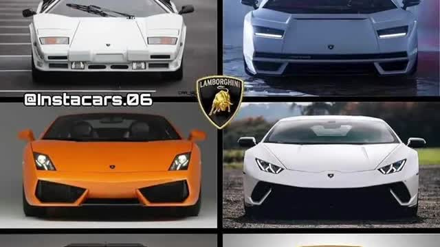 The old model and the new one are still so handsome# Super Running # Lamborghini # Men's Dream