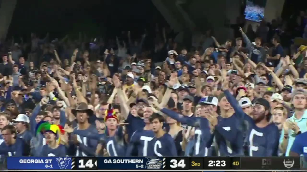 Georgia State vs Georgia Southern Highlights | College Football Week 9 | 2023 College Football