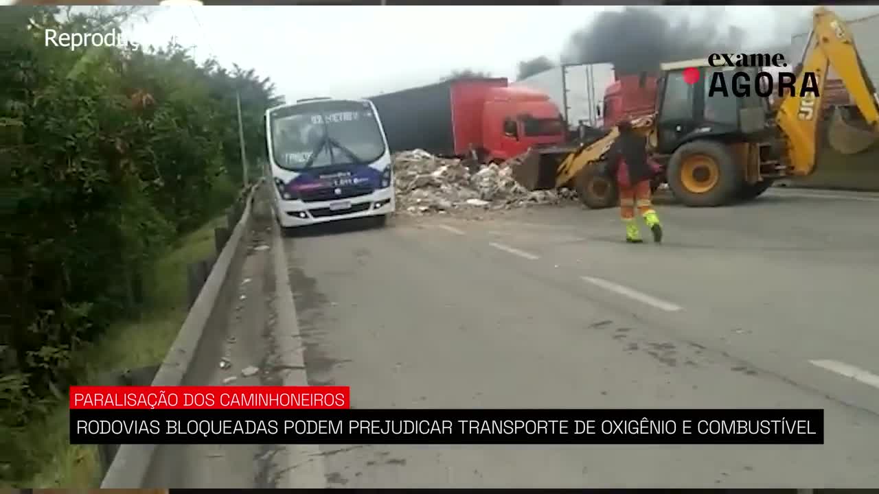 Paralisação dos caminhoneiros: associações alertam para possível falta de combustível e oxigênio