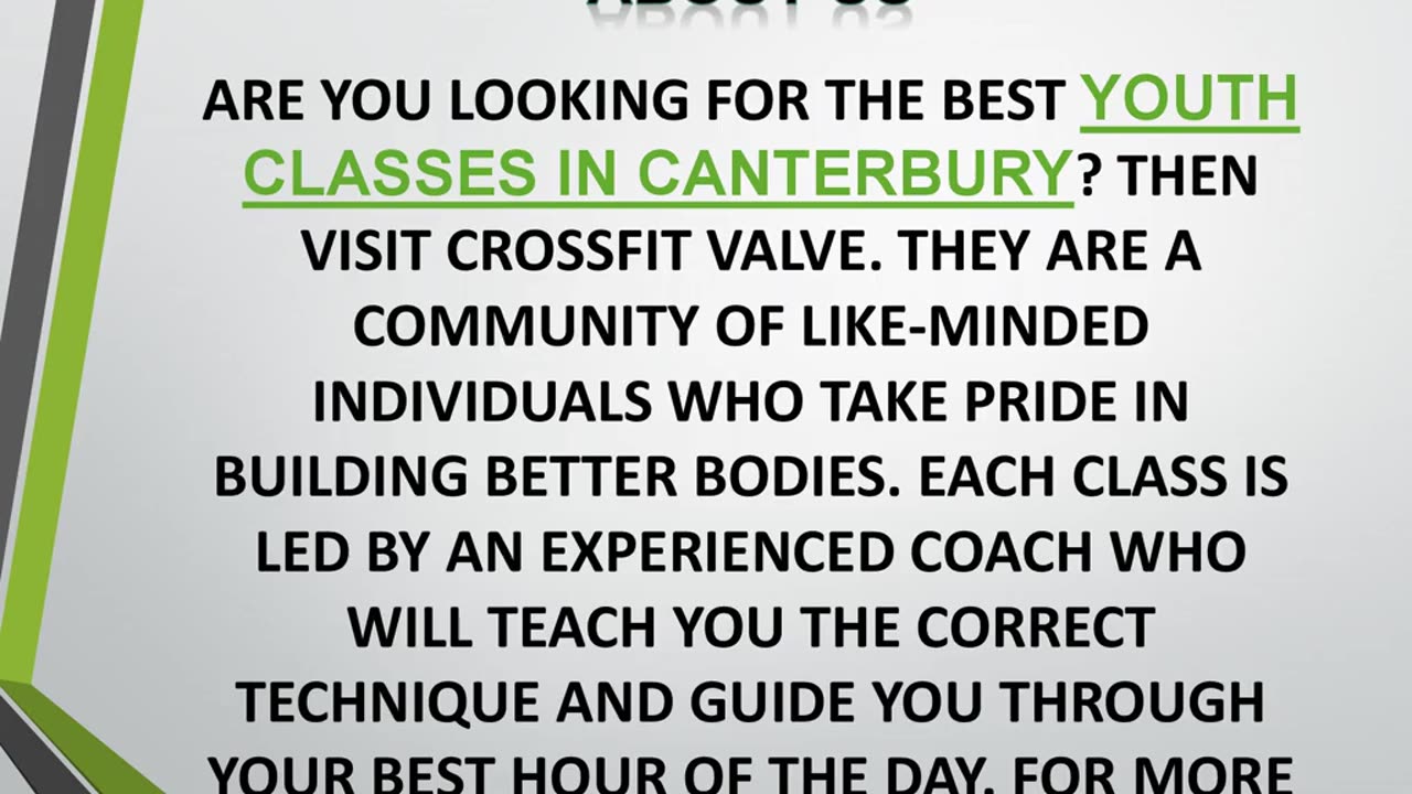 Best Youth Classes in Canterbury